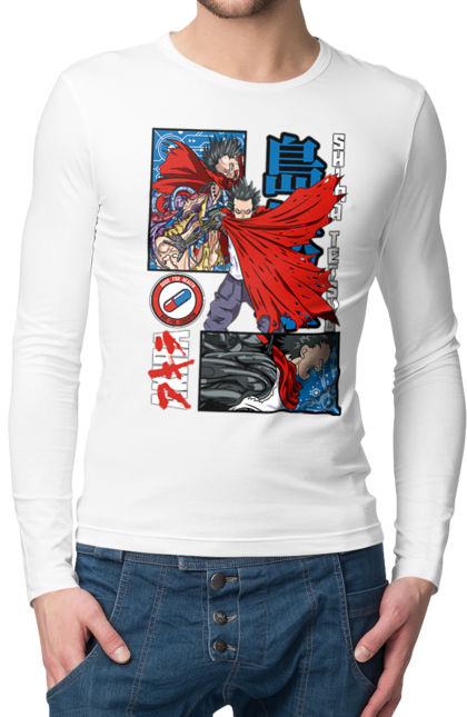 Men's longsleeve with prints Akira Tetsuo Shima. Akira, anime, cyberpunk, manga, tetsuo shima. 2070702