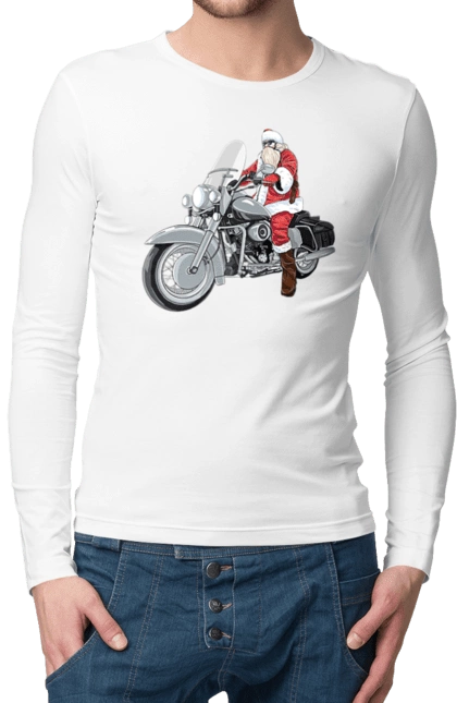 Santa On A Motorcycle