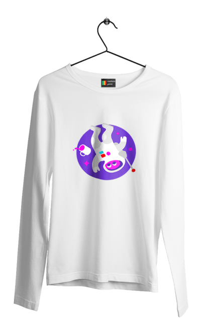 Чоловічий лонгслів з принтом "Космічний програміст". Angular, c, css, html, it, javascript, jquery, php, python, react, svelt, vue, айтишник, айті, гумор, код, кодувати, прогер, програміст, програмісти, ти ж, ти ж програміст, тиж програміст. 2070702