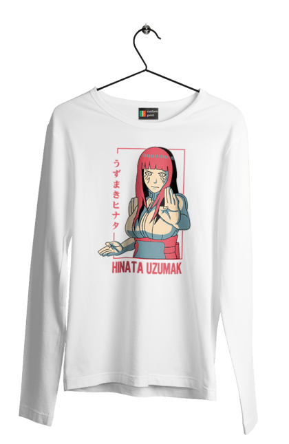 Чоловічій лонгслів з принтом "Наруто Хіната Х'юґа". Hinata, hinata hyuga, hyuga, naruto, аніме, манга, наруто, х юґа, хіната, хіната х юґа. 2070702