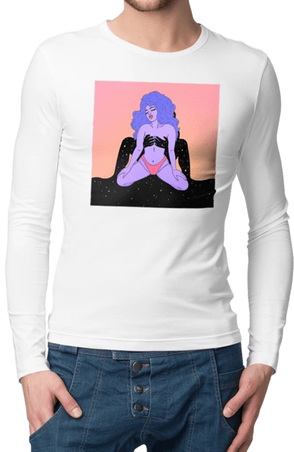 Purple Girl In Panties