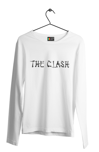 Чоловічій лонгслів з принтом "The Clash". Clash, група, даб, музика, панк, панк рок, реггей, рок, рок н ролл. 2070702