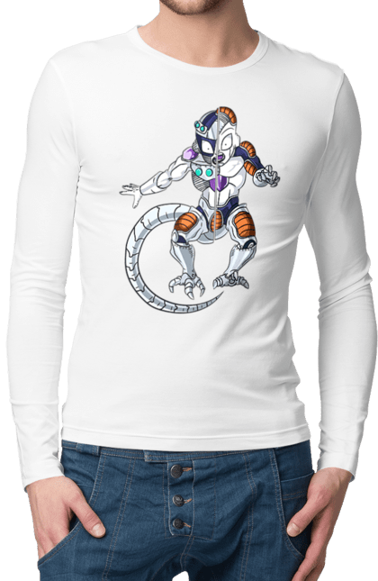 Чоловічій лонгслів з принтом "Перли дракона Фріза". Dragon ball, frieza, аніме, манга, перли дракона, фріза. 2070702