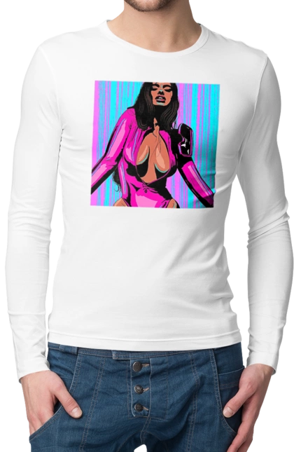 Girl With Deep Neckline