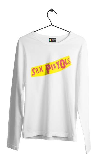 Men's longsleeve with prints Sex Pistols. Group, music, punk, punk revolution, punk rock, rock, sex pistols. 2070702