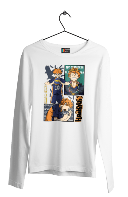 Чоловічій лонгслів з принтом "Волейбол!! Хіната". Anime, haikyu, hinata, manga, shoyo hinata, аніме, волейбол, манга, хіната, шьо хіната. 2070702