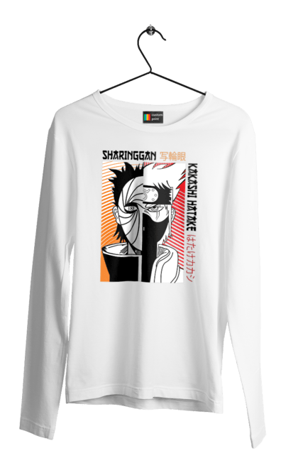 Men's longsleeve with prints Naruto Kakashi Hatake. Anime, kakashi, manga, naruto, shinobi, shonen, team number 7. 2070702