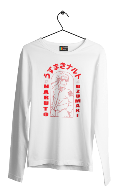 Men's longsleeve with prints Naruto. Anime, character, manga, naruto, ninja, tv series. 2070702