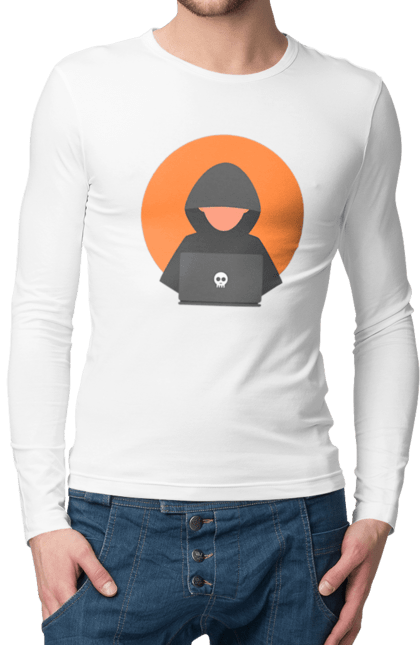 Чоловічий лонгслів з принтом "Я програміст". Angular, c, css, html, it, javascript, jquery, php, python, react, svelt, vue, айтишник, айті, гумор, код, кодувати, прогер, програміст, програмісти, ти ж, ти ж програміст, тиж програміст. 2070702