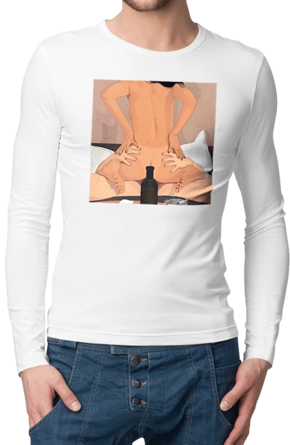 Гола Дівчина, Пляшка І Сигарети