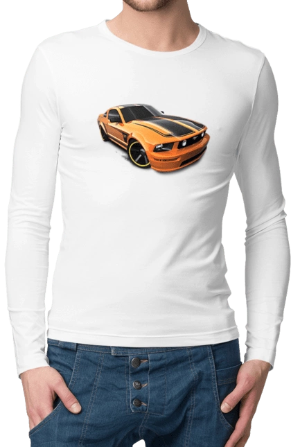 Оранжевая, скоростная машина