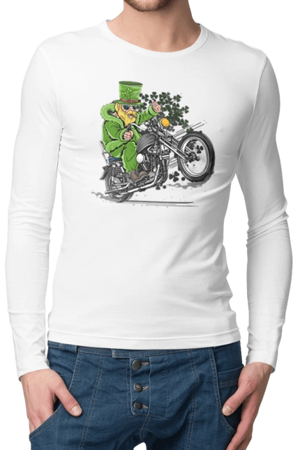 Patrick On A Motorcycle