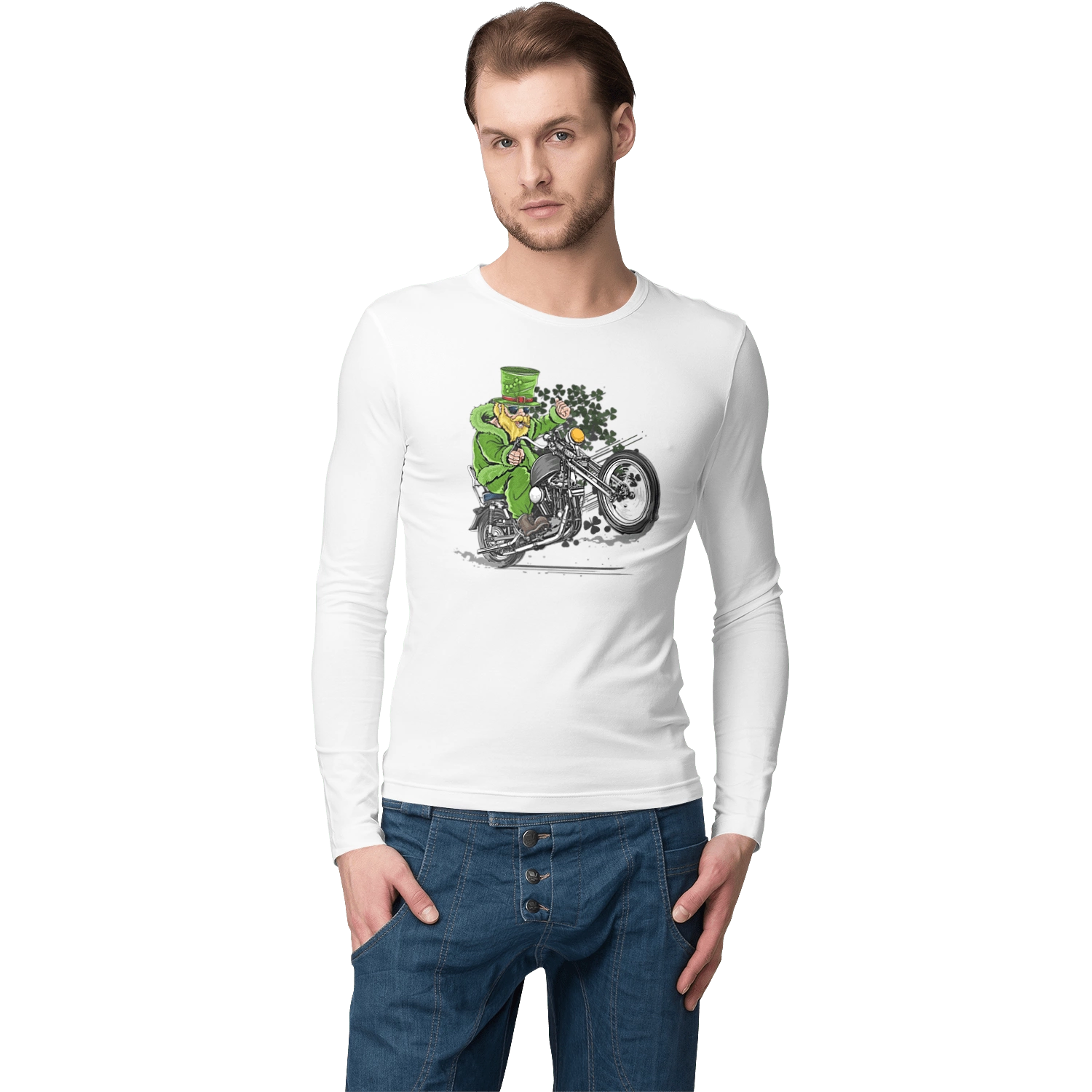 Patrick On A Motorcycle