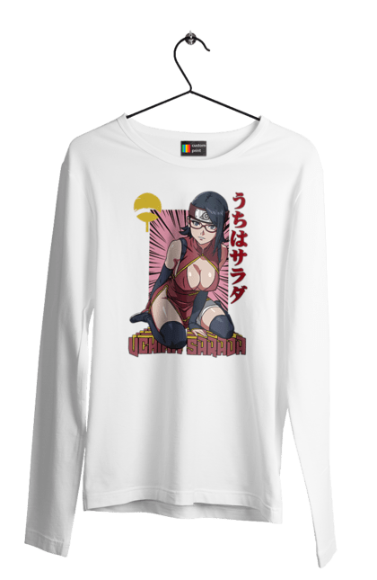 Men's longsleeve with prints Boruto Sarada Uchiha. Anime, boruto, manga, sarada uchiha, tv series, uchiha. 2070702