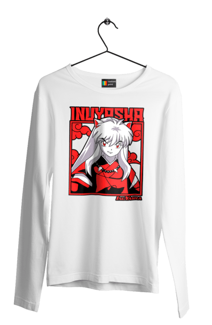 Чоловічій лонгслів з принтом "Inuyasha". Anime, inuyasha, manga, rumiko takahashi, аніме, демон охоронець, манга, руміко такахасі. 2070702