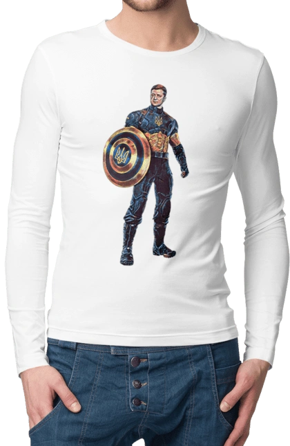 Captain Ukraine Zelensky art