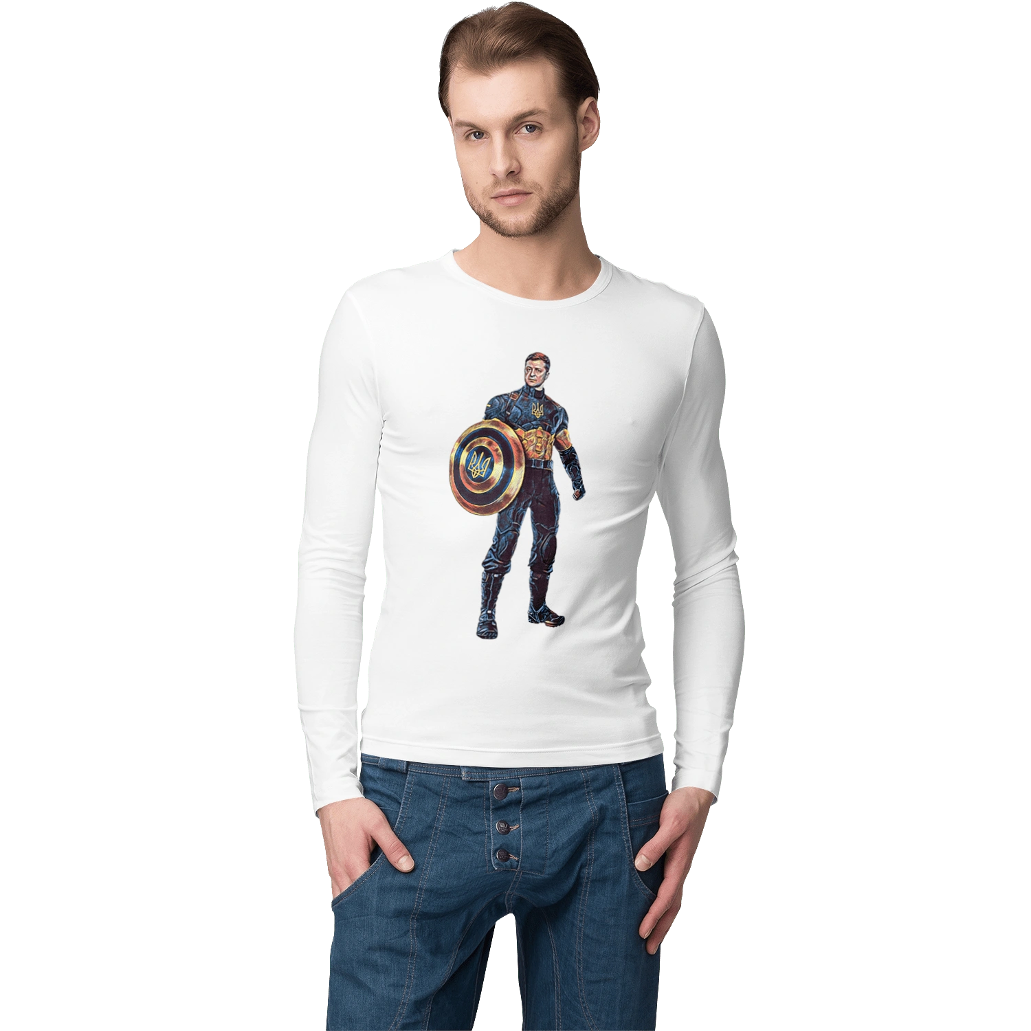 Captain Ukraine Zelensky art