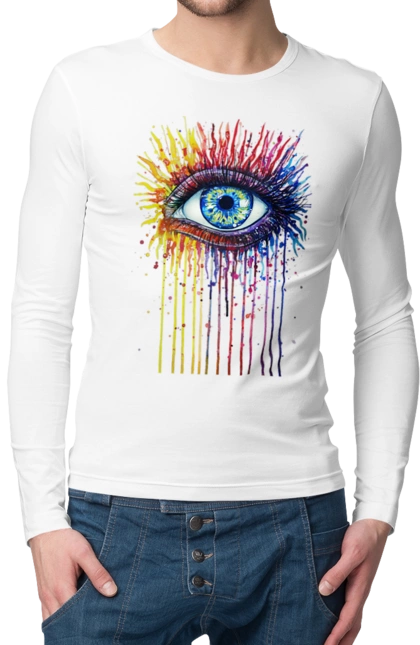 Colorful Flowing Eye