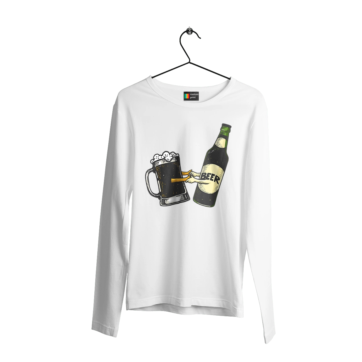 Bottle Of Beer With A Glass Of Beer