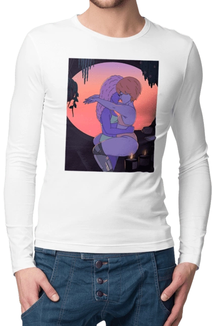 Purple Girls Hugging