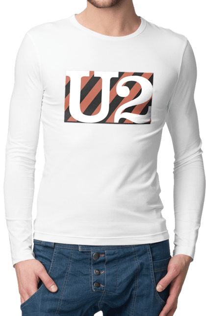 Men's longsleeve with prints Group U2. Alternative rock, dance rock, group, music, post-punk, rock, soft rock, tour. 2070702