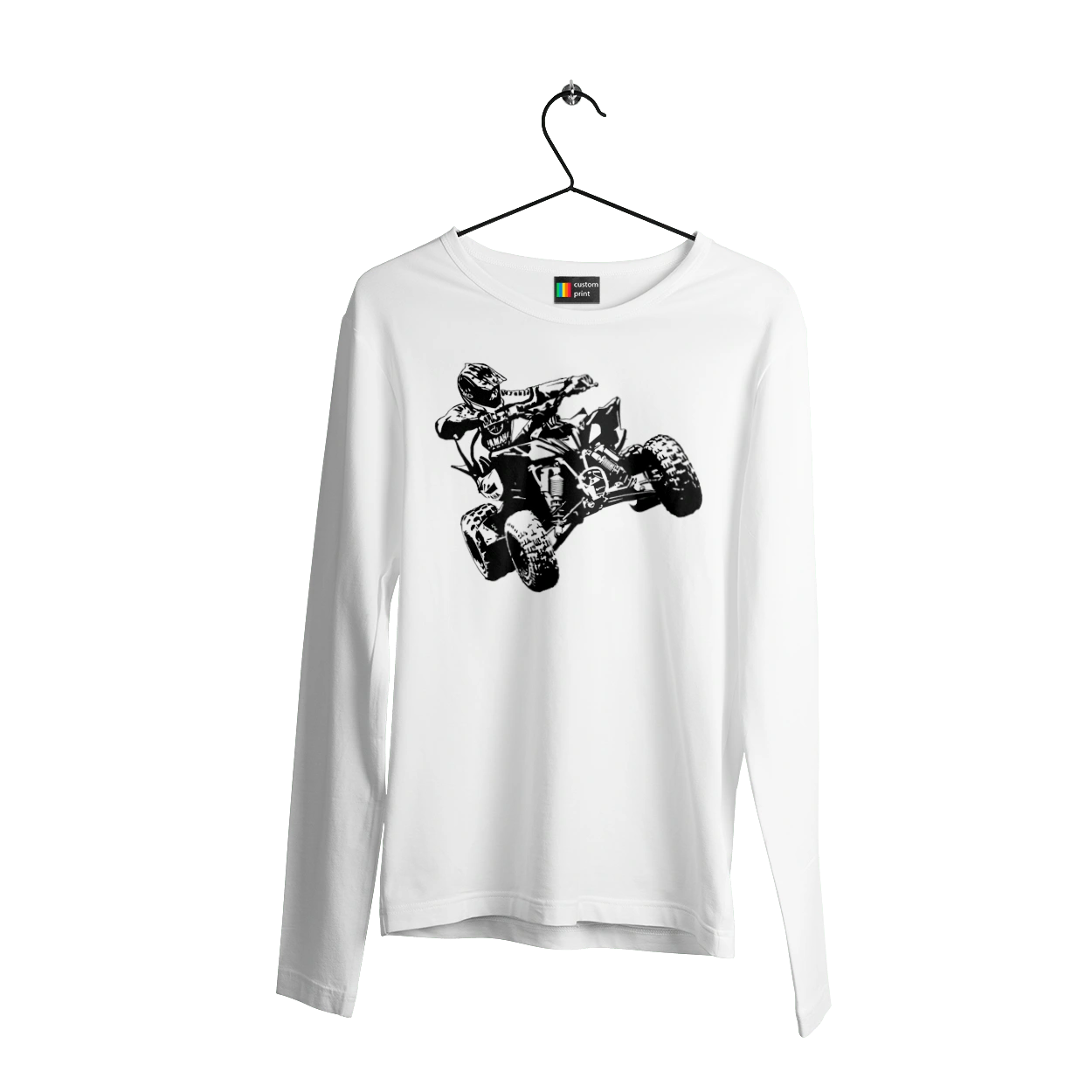 Людина На Квадроциклі Чорний