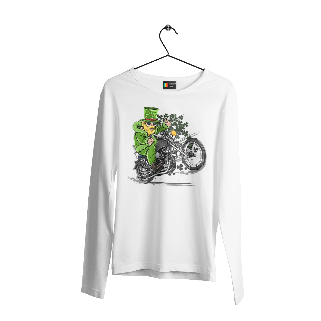 Patrick On A Motorcycle