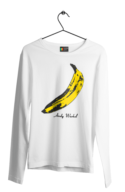 Men's longsleeve with prints The Velvet Underground. Art pop, art rock, avant-garde, experimental rock, folk rock, group, music, rock, velvet underground. 2070702