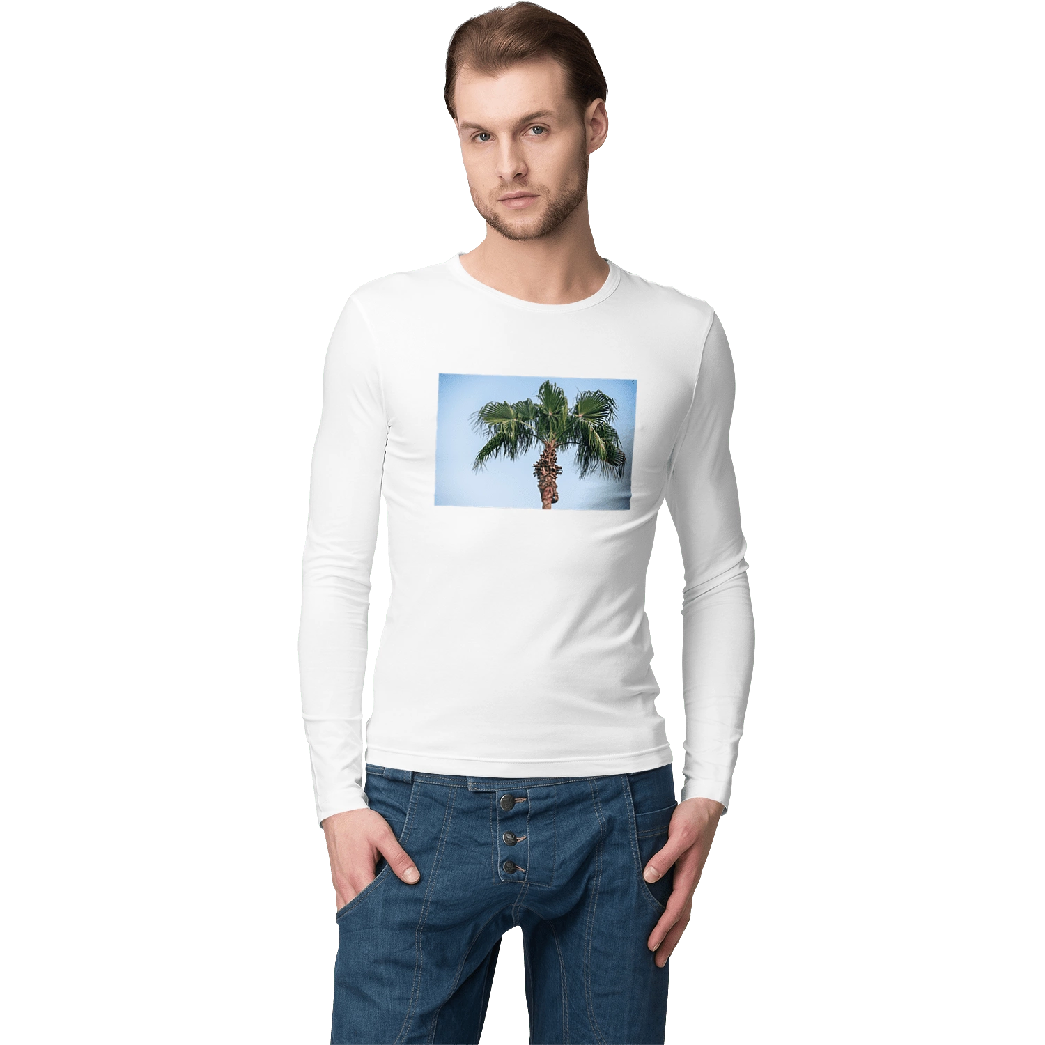 Пальма на тлі неба