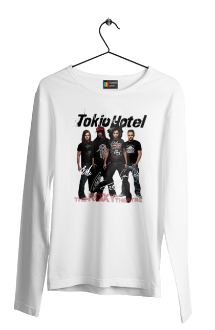 Чоловічій лонгслів з принтом "Tokio Hotel". Tokio hotel, альтернативний рок, група, електронік рок, музика, пауер піп, піп, поп рок, рок. 2070702