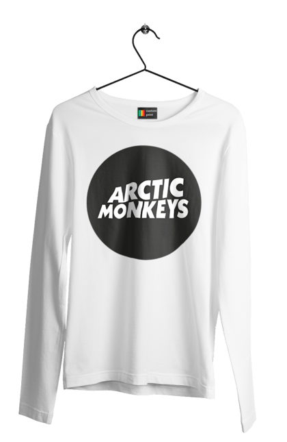 Чоловічій лонгслів з принтом "Arctic Monkeys". Arctic monkeys, арктичні мавпи, гаражний рок, група, інді рок, музика, постпанк ривайвл, психоделічний рок, рок. 2070702