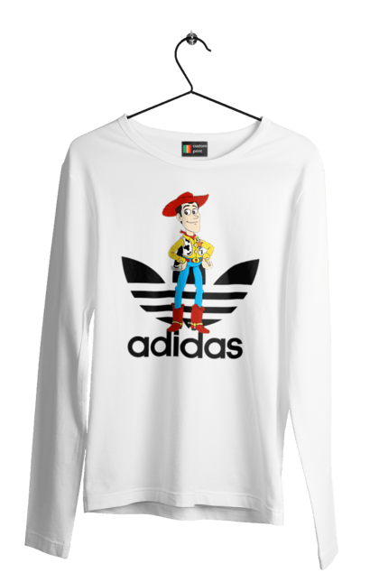 Men's longsleeve with prints Adidas Woody. Adidas, cartoon, toy story, woody. 2070702