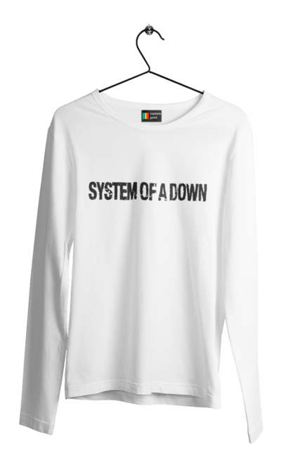 Чоловічій лонгслів з принтом "System of a Down". Soad, альтернативний метал, група, метал, музика, ню метал, прогресивний метал, рок, хард рок, хеві метал. 2070702