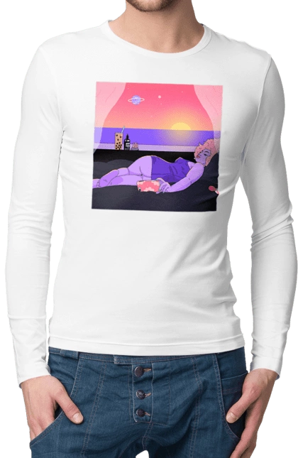 Purple Girl On Vacation