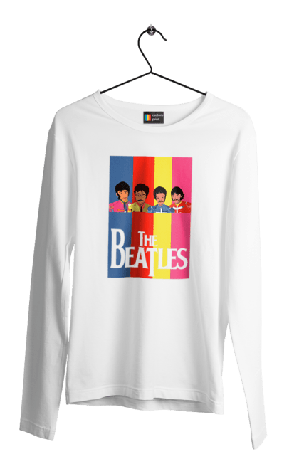 Men's longsleeve with prints The Beatles. Beatles, george harrison, john lennon, liverpool four, music, paul mccartney, ringo starr. 2070702