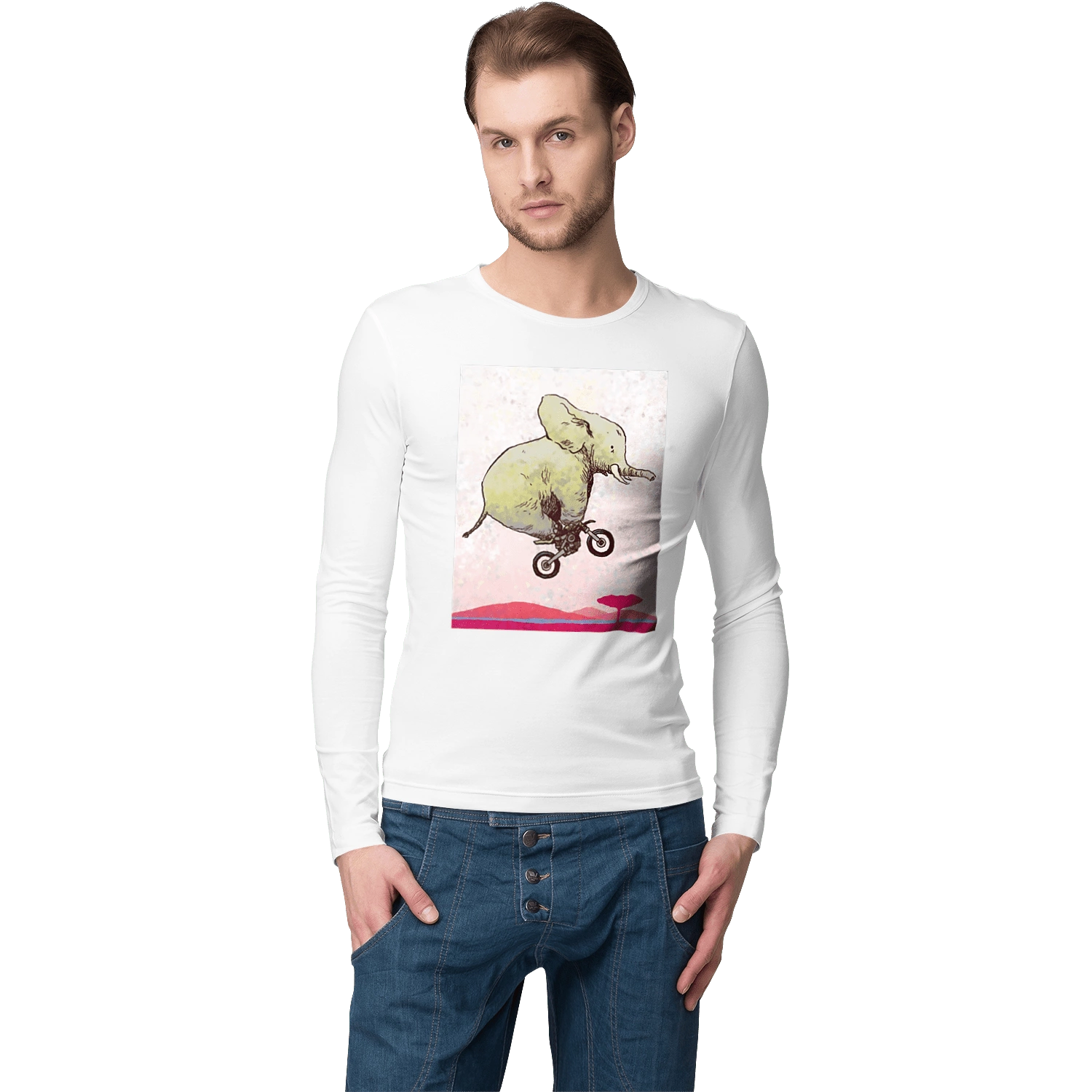 Elephant On A Motorcycle