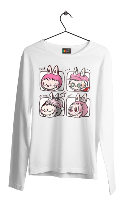 Чоловічий лонгслів з принтом "Labubu". Labubu, weird cute, іграшки, лабубу. 2070702