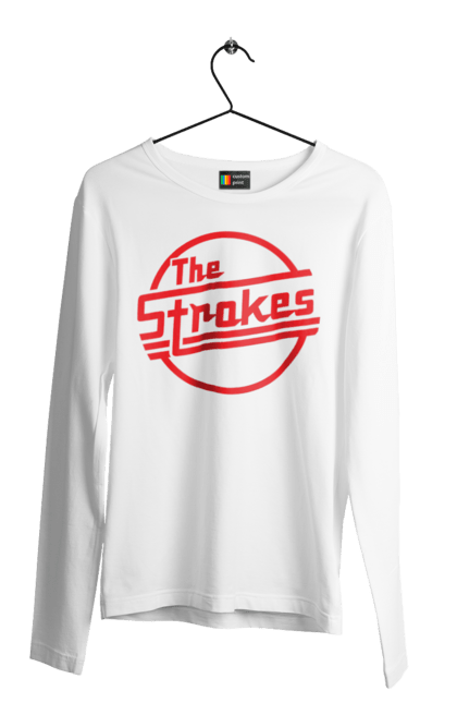 Мужской лонгслив с принтом The Strokes. Strokes, альтернативный рок, гаражный рок, группа, инди, инди-рок, музыка, постпанк-ривайвл, рок. 2070702