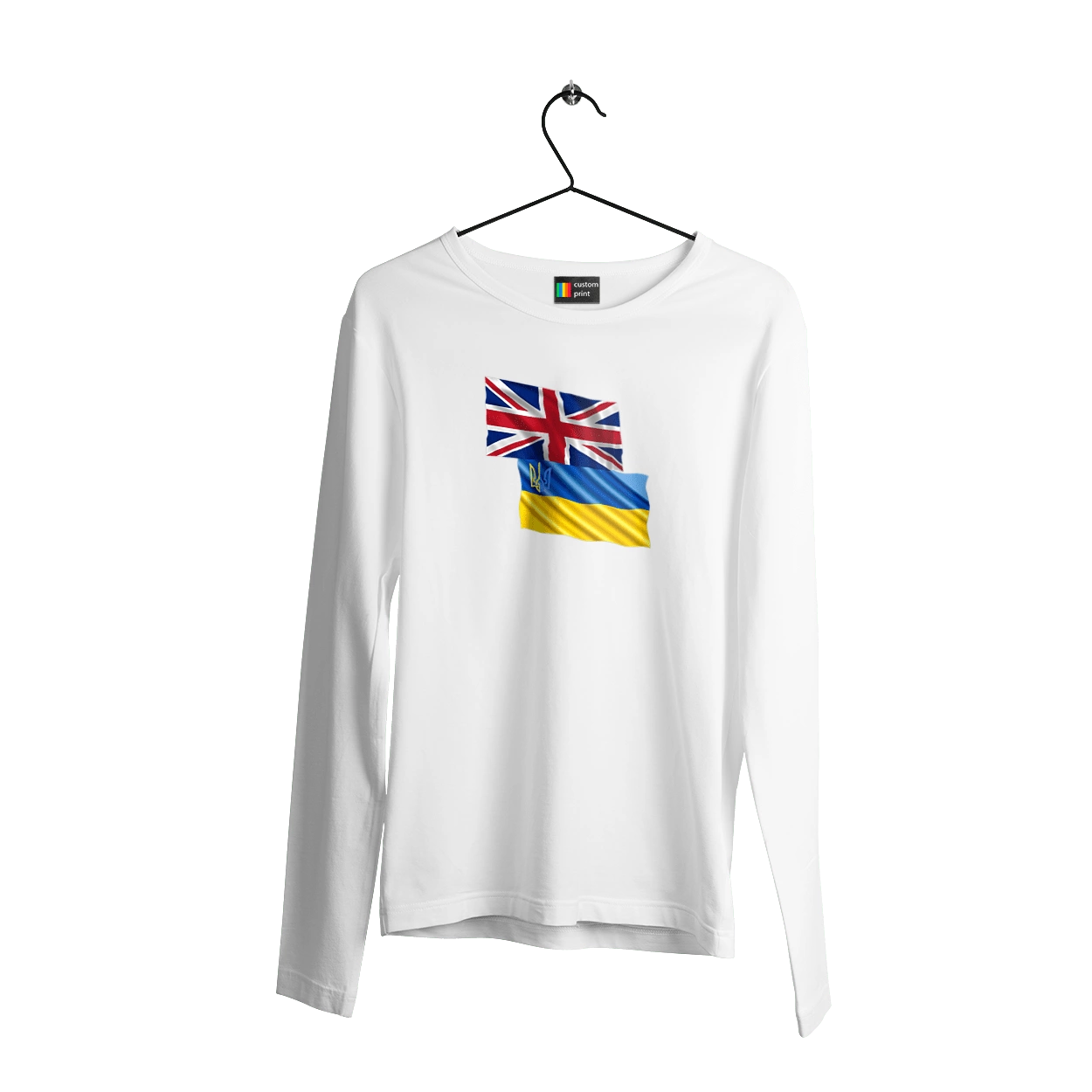 Flag United Kingdom, Flag Ukraine, Support Ukraine