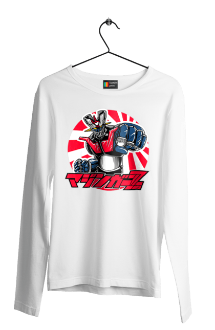 Men's longsleeve with prints Mazinger Z Grendizer. Anime, goldorak, goldrake, grendizer, manga, mazinger z, mecha, robots. 2070702