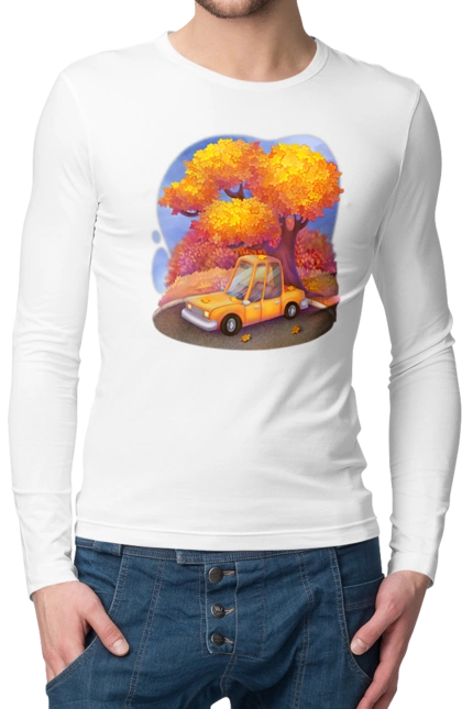 Осiнь Авто Дерево