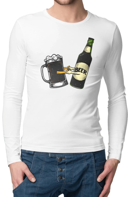 Bottle Of Beer With A Glass Of Beer