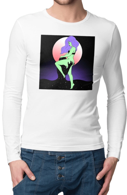 Зелена Дівчина І Місяць