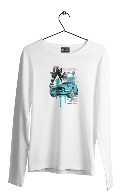 Чоловічий лонгслів з принтом "Авто". Круті, купити, мужская, новинка, розпродаж, самые популярные, свитшот женский, свитшот мужской. 2070702