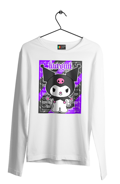 Men's longsleeve with prints Hello Kitty Kuromi. Anime, character, hello kitty, kuromi, my melody, sanrio. 2070702