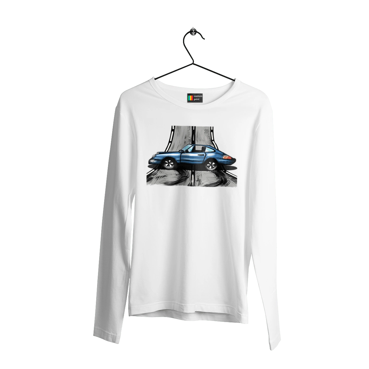 Sports Car On The Road