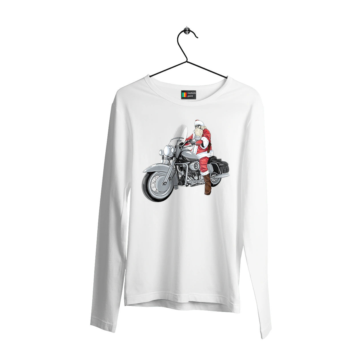 Santa On A Motorcycle