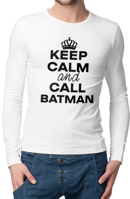Keep Calm and Call Batman черная