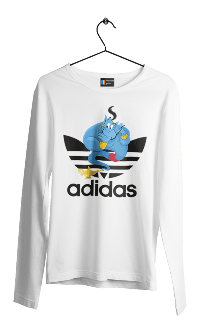 Men's longsleeve with prints Adidas Genie. Adidas, adidas, aladdin, cartoon, character, genie, ginny. 2070702