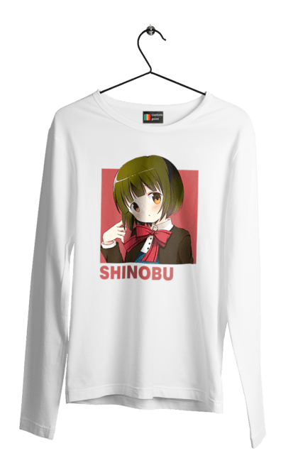 Men's longsleeve with prints Kiniro Mosaic Shinobu Omiya. Anime, gold mosaic, kiniro mosaic, kinmoza, manga, shinobu, shinobu omiya. 2070702